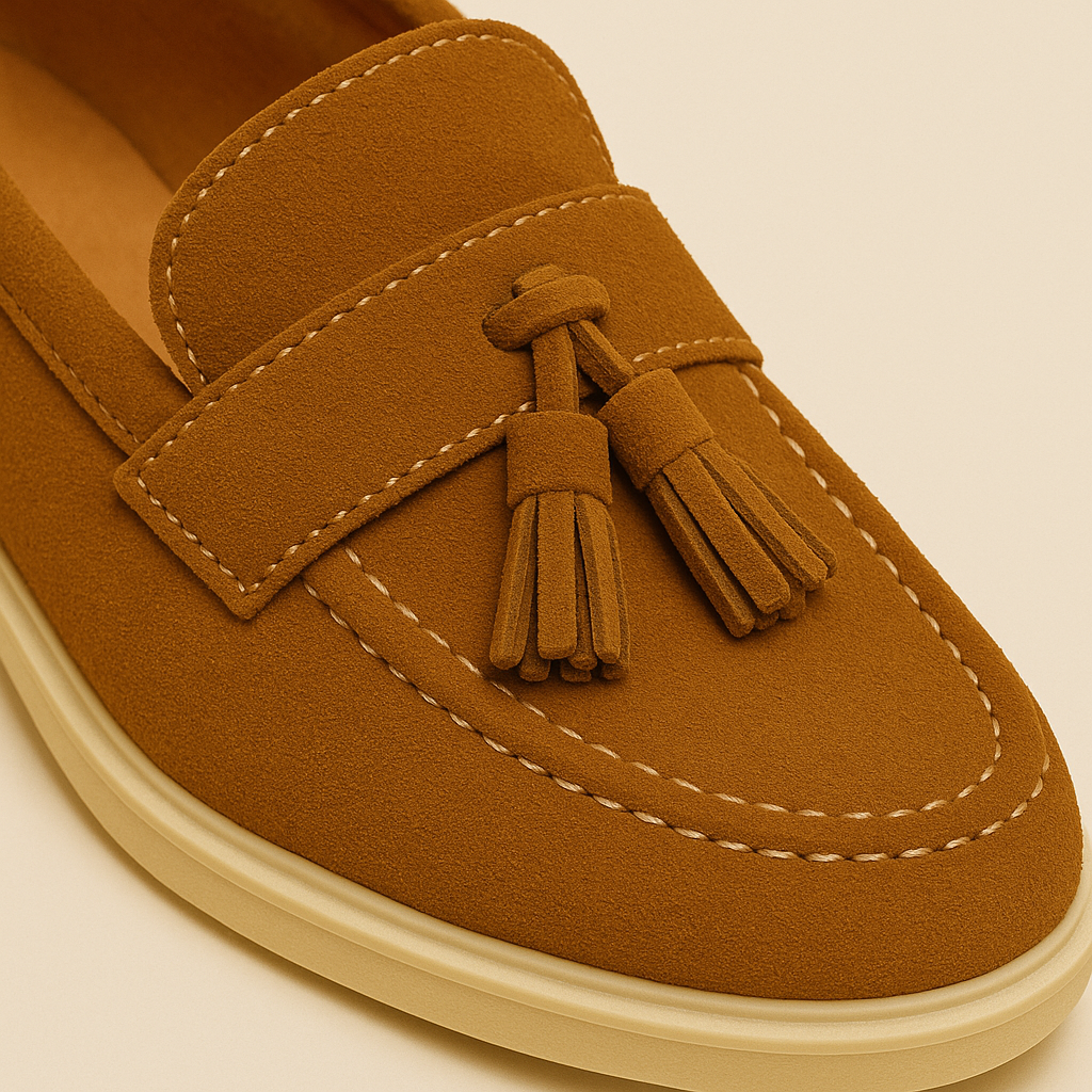 SUEDE LADY CLUB LOAFERS
