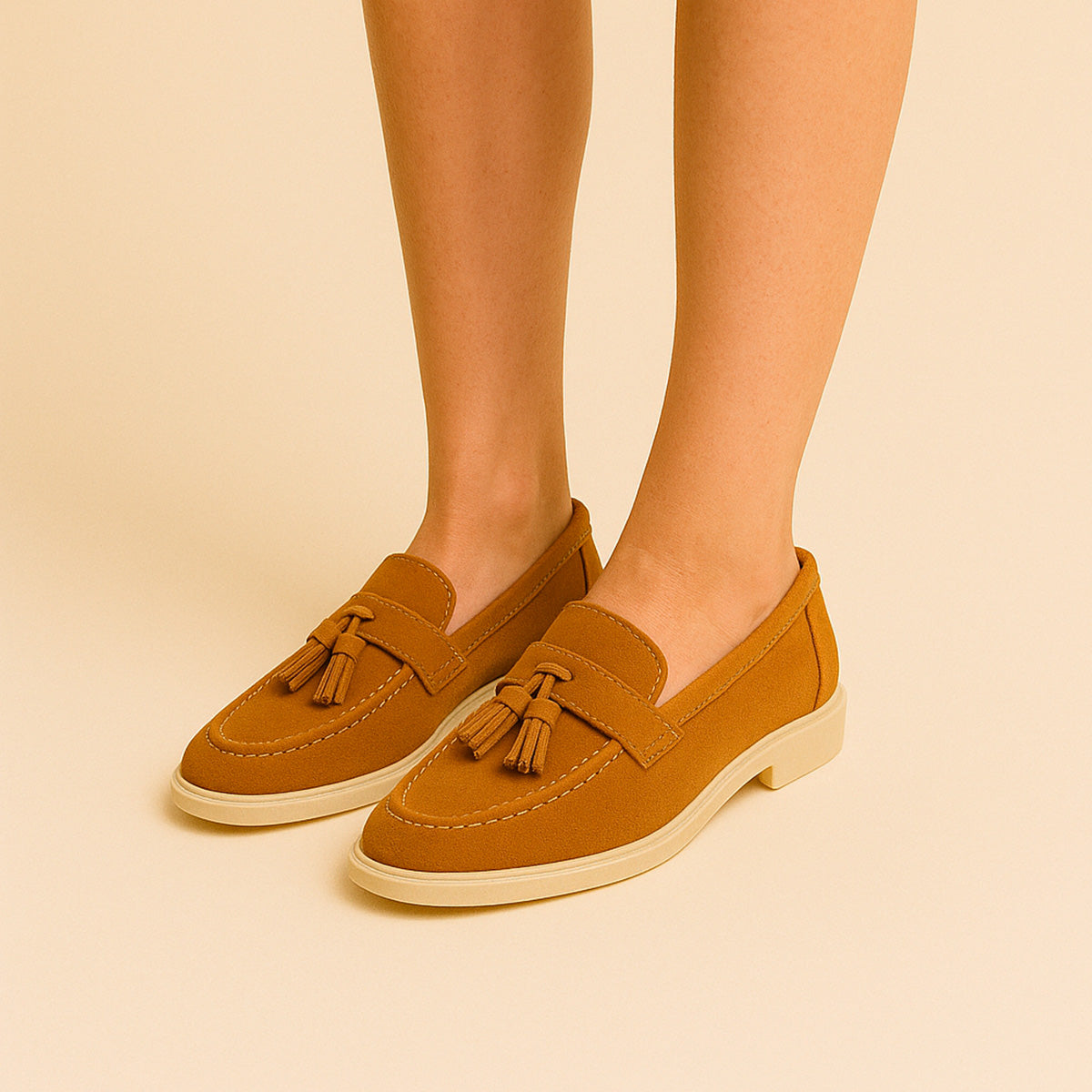 SUEDE LADY CLUB LOAFERS