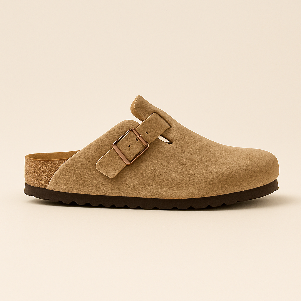 LADY CLUB SUEDE CLOGS