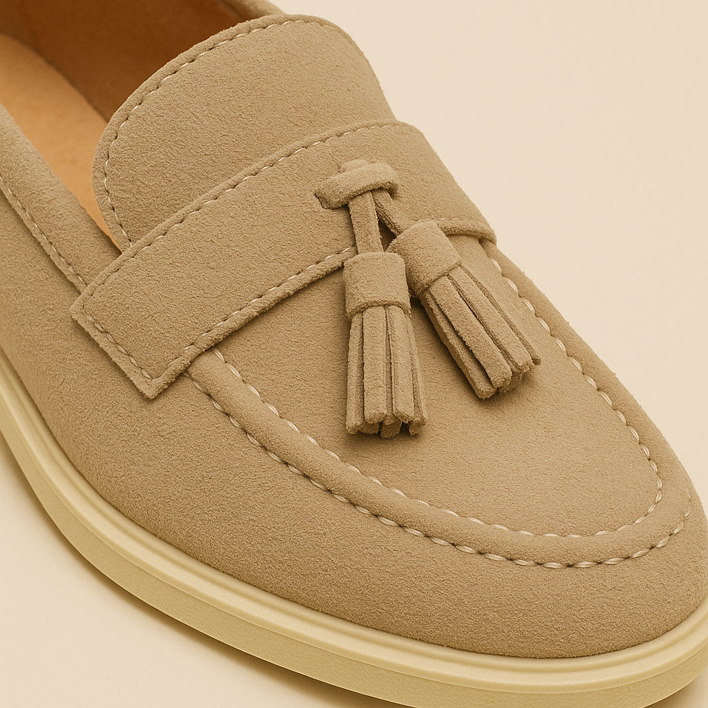 SUEDE LADY CLUB LOAFERS