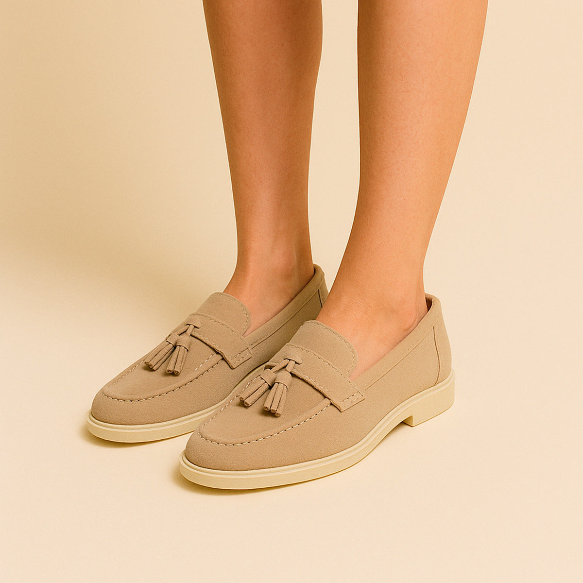 SUEDE LADY CLUB LOAFERS
